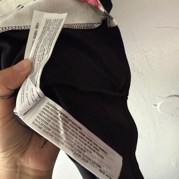 Smash! Graphic Patchwork‎ Print Dress NWT Size L Floral Stripe Colorblock Artsy - Picture 8 of 11